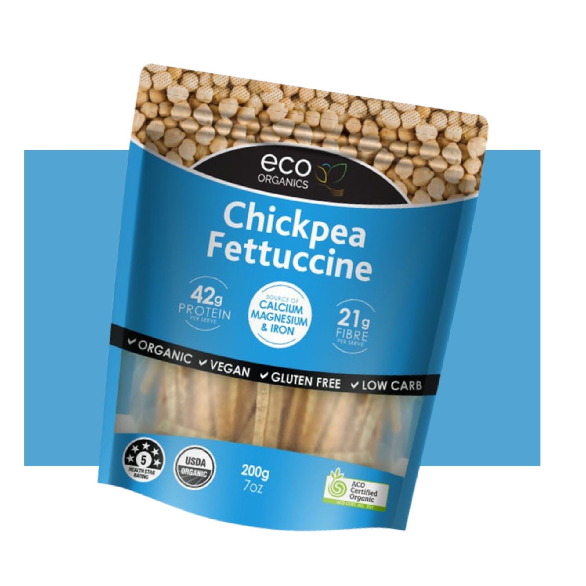 Organic Chickpea Fettuccine 200g