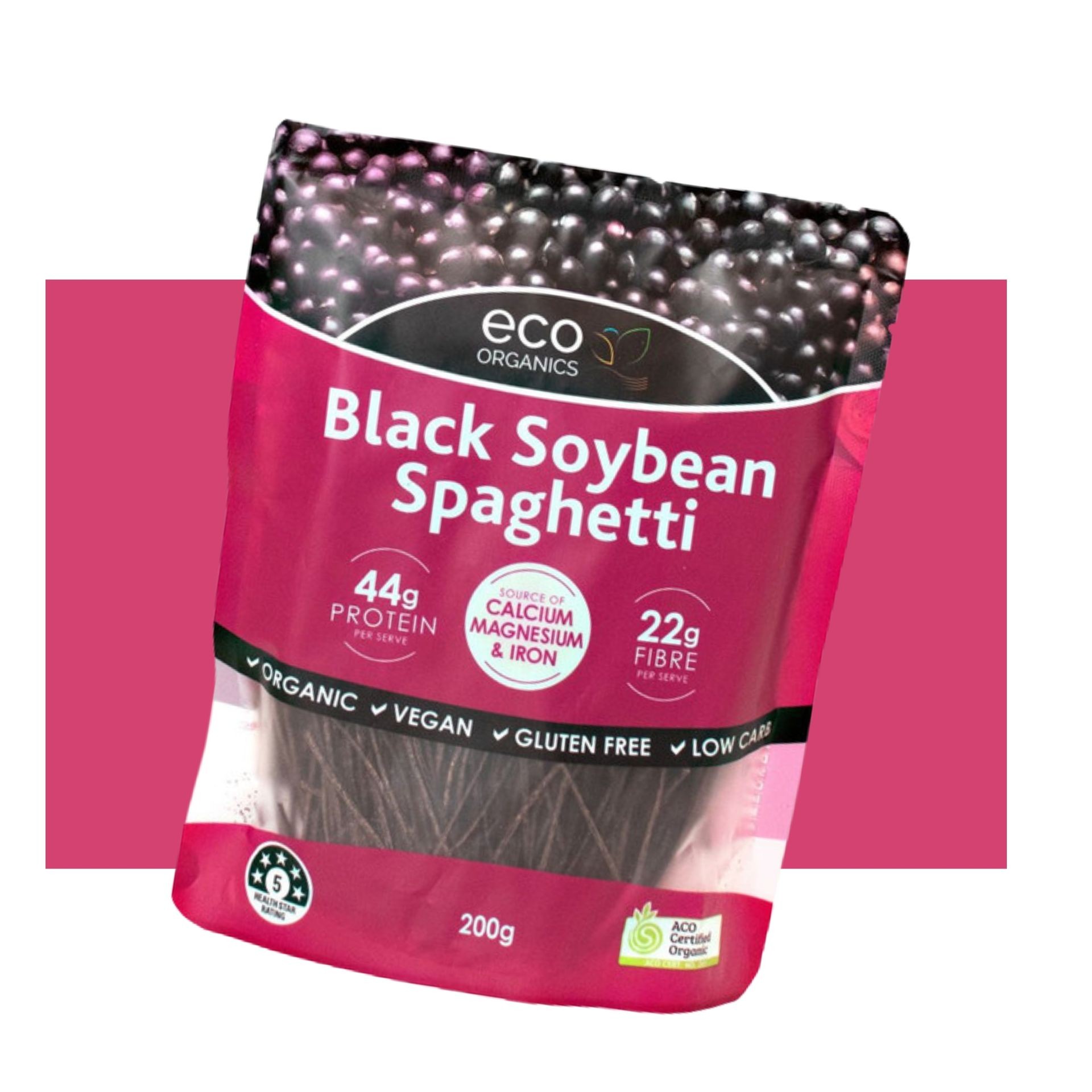 Organic Black Soybean Spaghetti 200g