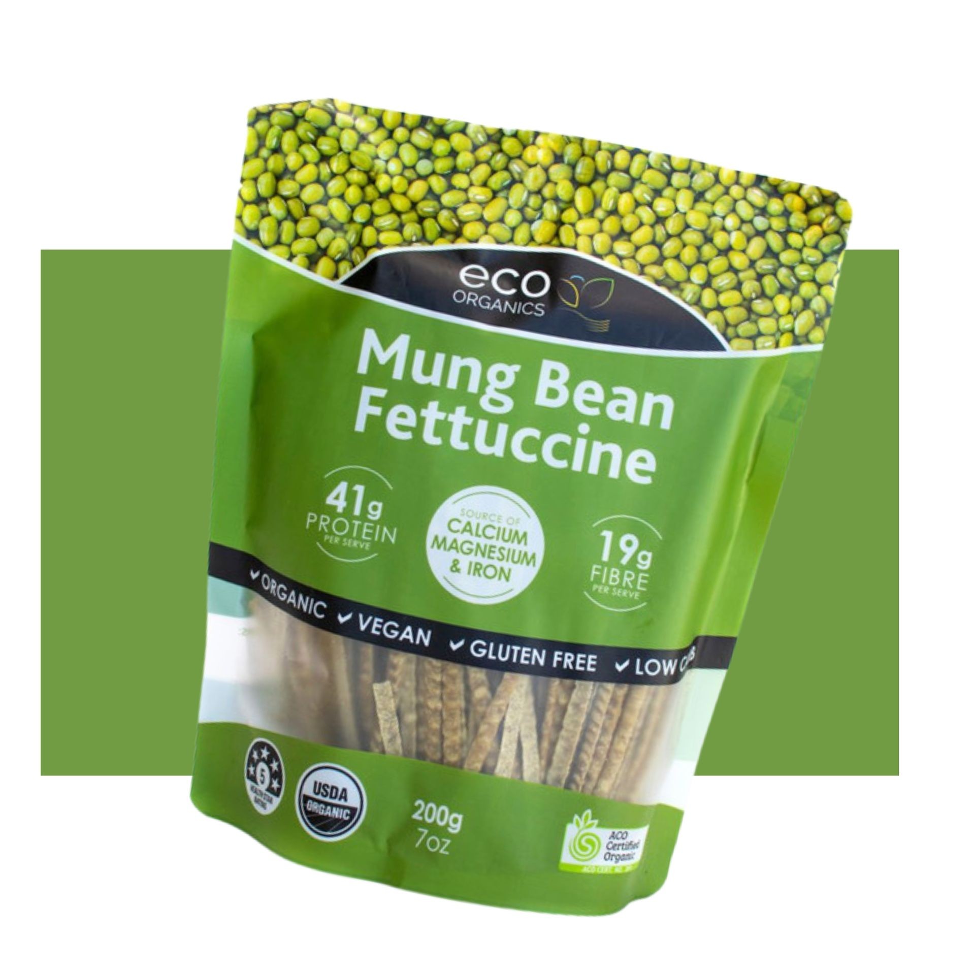 Organic Mung Bean Fettuccine 200g